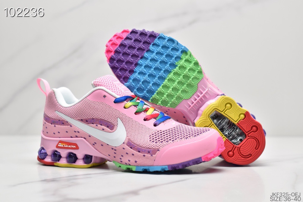 Women 2020 Nike Shox Reax Pink White Colorful Shoes
